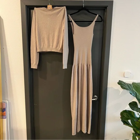 Helsa Maddison Maxi Knit Dress and Shelby Cardigan Size Small - Picture 10 of 11